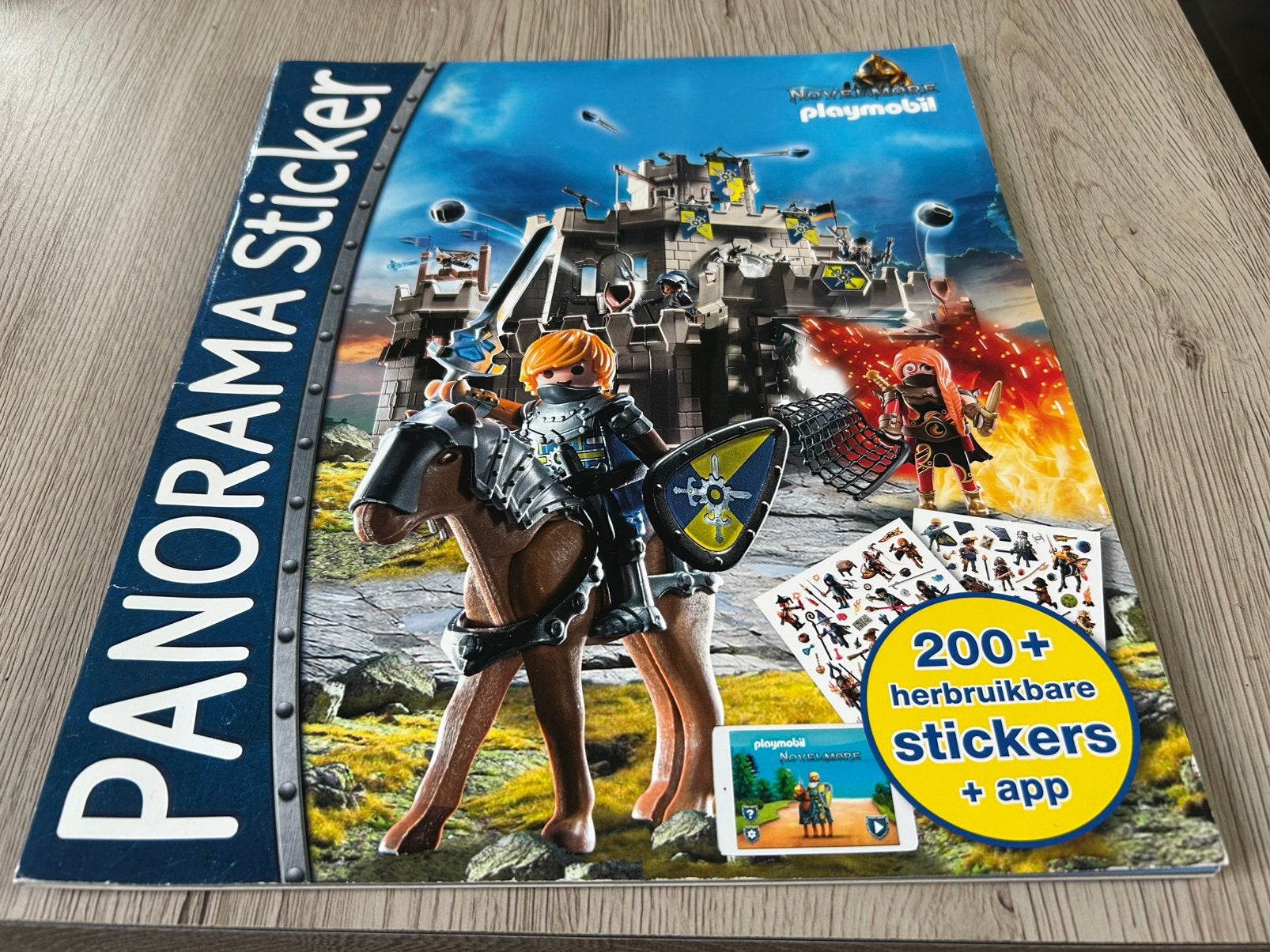 Playmobil stickerboek, Enlèvement, Utilisé, Autocollants et Photos