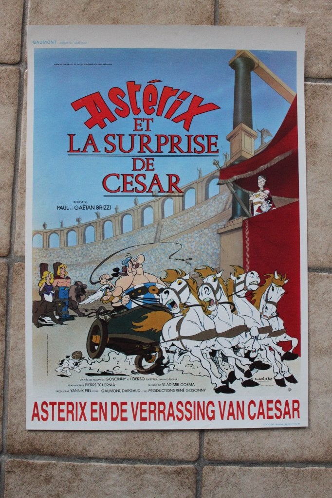 filmaffiche Asterix Versus Caesar 1985 filmposter, Verzamelen, Posters, Rechthoekig Staand, Ophalen of Verzenden, Zo goed als nieuw