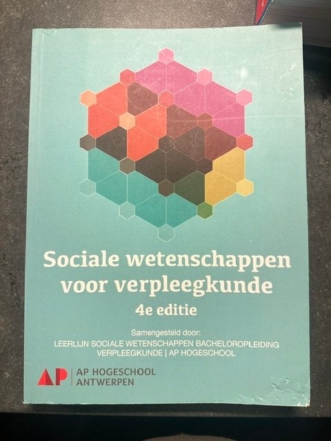 Sociale wetenschappen voor verpleegkunde, Ophalen of Verzenden, Gelezen, Hogeschool