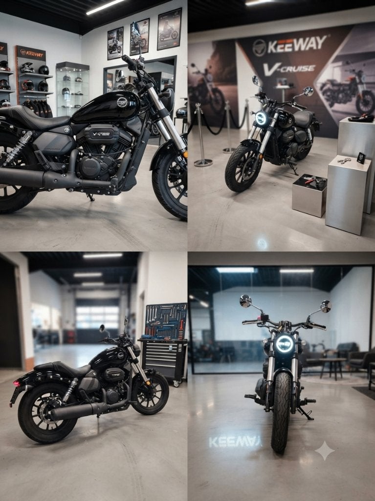 Keeway V-Cruise 125, Motos, Occasion, Jusqu'à 11 kW, 2 cylindres, Particulier