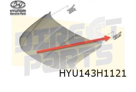 Hyundai Tucson (1/21-) Motorkapscharnier Links Origineel! 66, Neuf, -, Hyundai, -