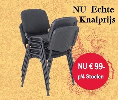 Set 4 Nieuwe Degelijke & Comfortabele stoelen 180€ NU 99€!🌞, Maison & Meubles, Neuf, Enlèvement, Quatre, Métal