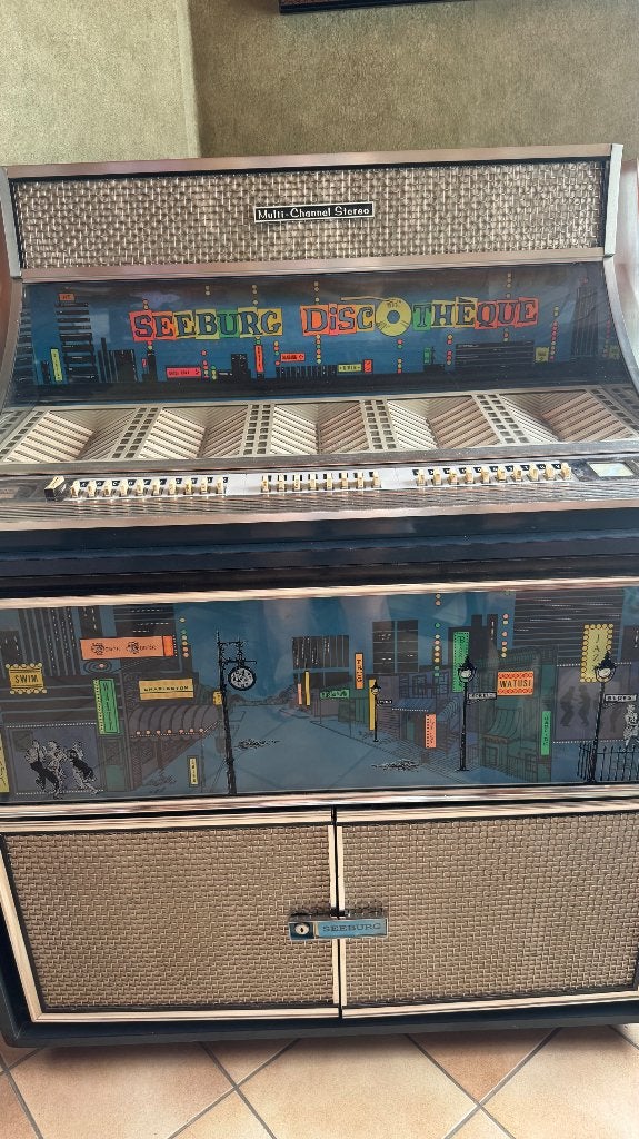 Seeburg Discotheque, Verzamelen, Automaten | Jukeboxen, Gebruikt, Seeburg, Met singles, Ophalen
