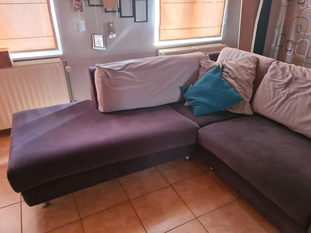 Gratis hoeksalon, Huis en Inrichting, Zetels | Complete zithoeken, Ophalen, Gebruikt, Stof, Modern