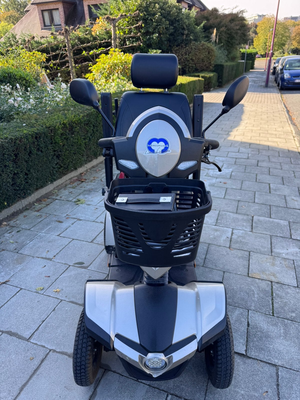 Voiturette électrique Vermeiren Mercurius 4D Scootmobiel, Divers, Enlèvement ou Envoi, Pliant, Utilisé, Fauteuil roulant électrique