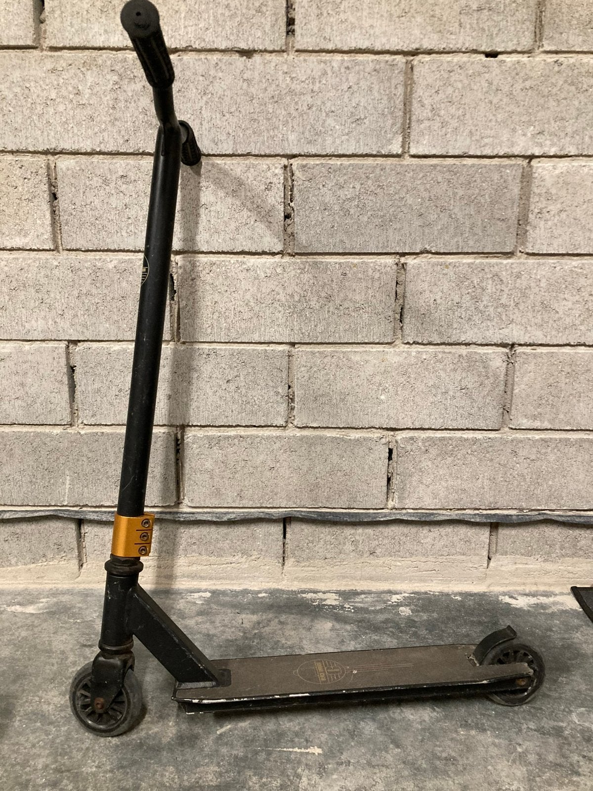 Stoere zwarte stuntstep / step, Ophalen, Gebruikt, Gewone step