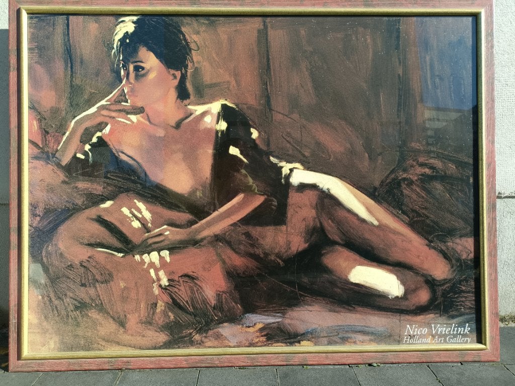 Peinture encadrée, Enlèvement, Comme neuf, Peinture