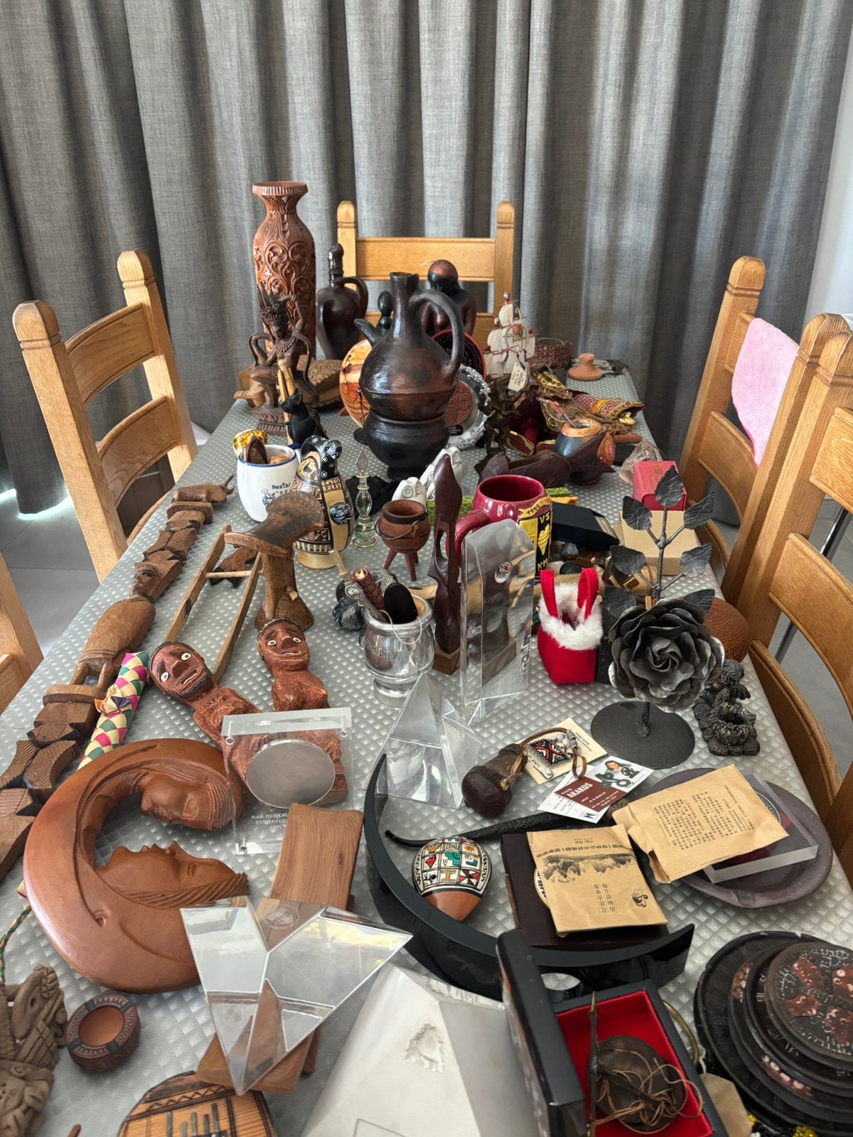 Prachtige Afrikaanse kunst verzameling, Ophalen, Gebruikt