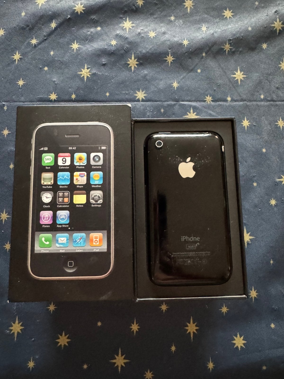Apple iPhone 3G Zwart – Werkend – Originele doos & boekjes, TV, Hi-fi & Vidéo, Lecteurs Mp3 | Apple iPod, Enlèvement, Comme neuf