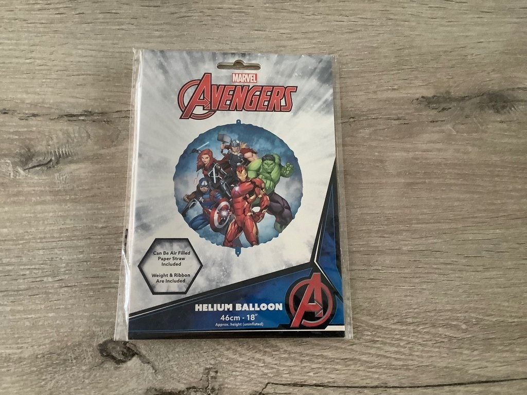 Marvel Avengers hellium balloon (Nieuw), Ophalen of Verzenden, Nieuw, Versiering