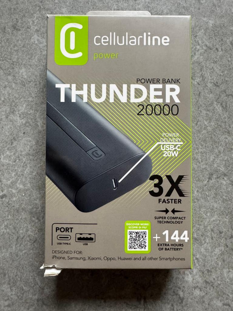 Powerbank 20 000 Mah, Telecommunicatie, Powerbanks, Ophalen of Verzenden, Zo goed als nieuw
