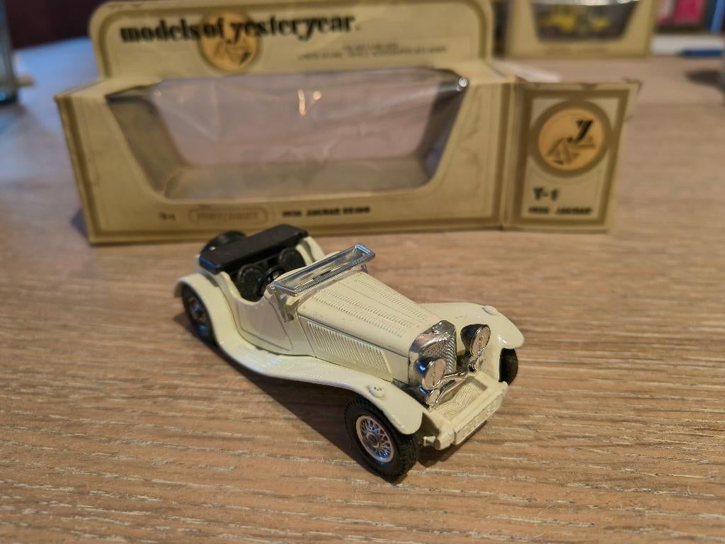 Matchbox Models of Yesteryear: 1936 Jaguar SS100 Y-1, Hobby en Vrije tijd, Modelauto's | Overige schalen, Auto, Ophalen of Verzenden
