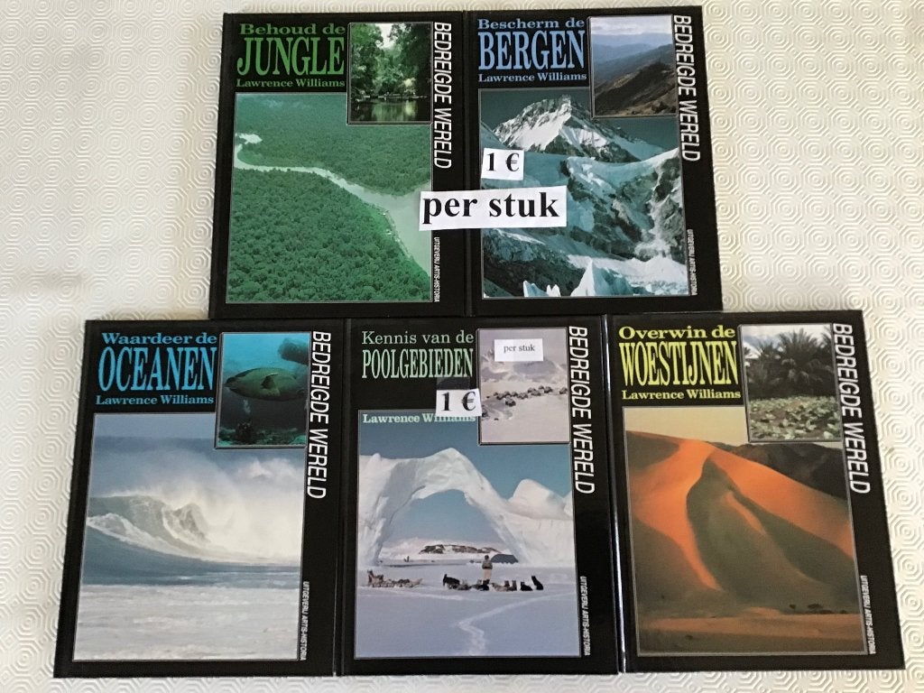 Monde en danger : 5 brochures Artis Historia et 20 autres, Enlèvement ou Envoi, Comme neuf
