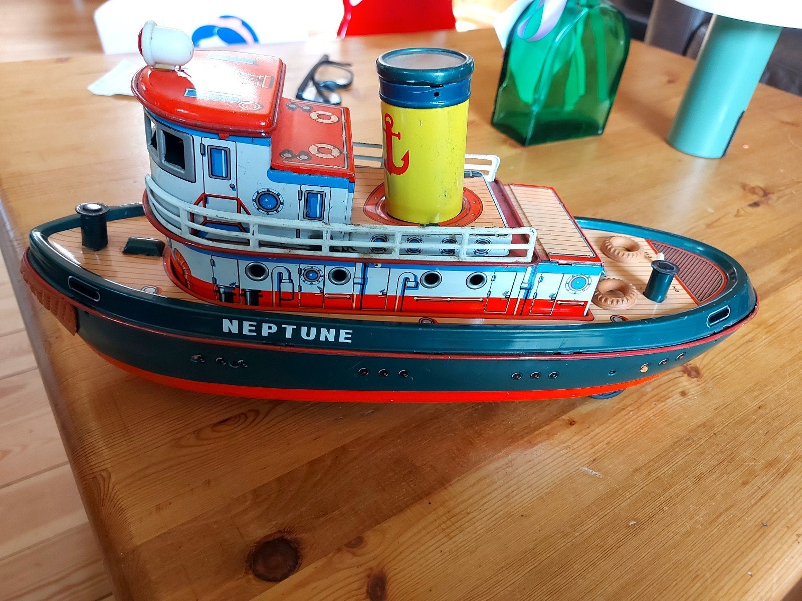 Metalen boot Neptune, Antiek en Kunst, Ophalen of Verzenden
