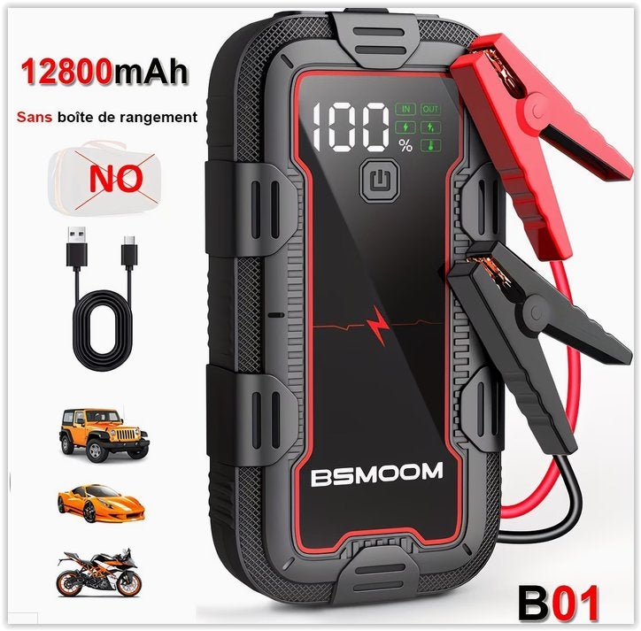 Démarreur de voiture12V,Démarreur de voiture portable,9500A, Enlèvement ou Envoi, Neuf