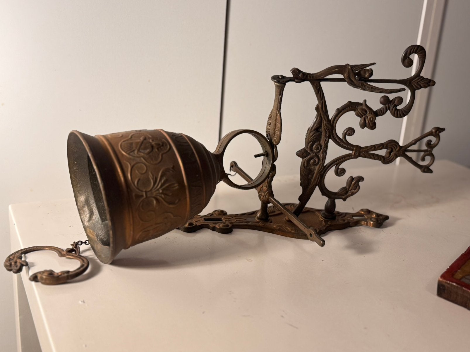 Grote messing bel, Antiek en Kunst, Ophalen of Verzenden