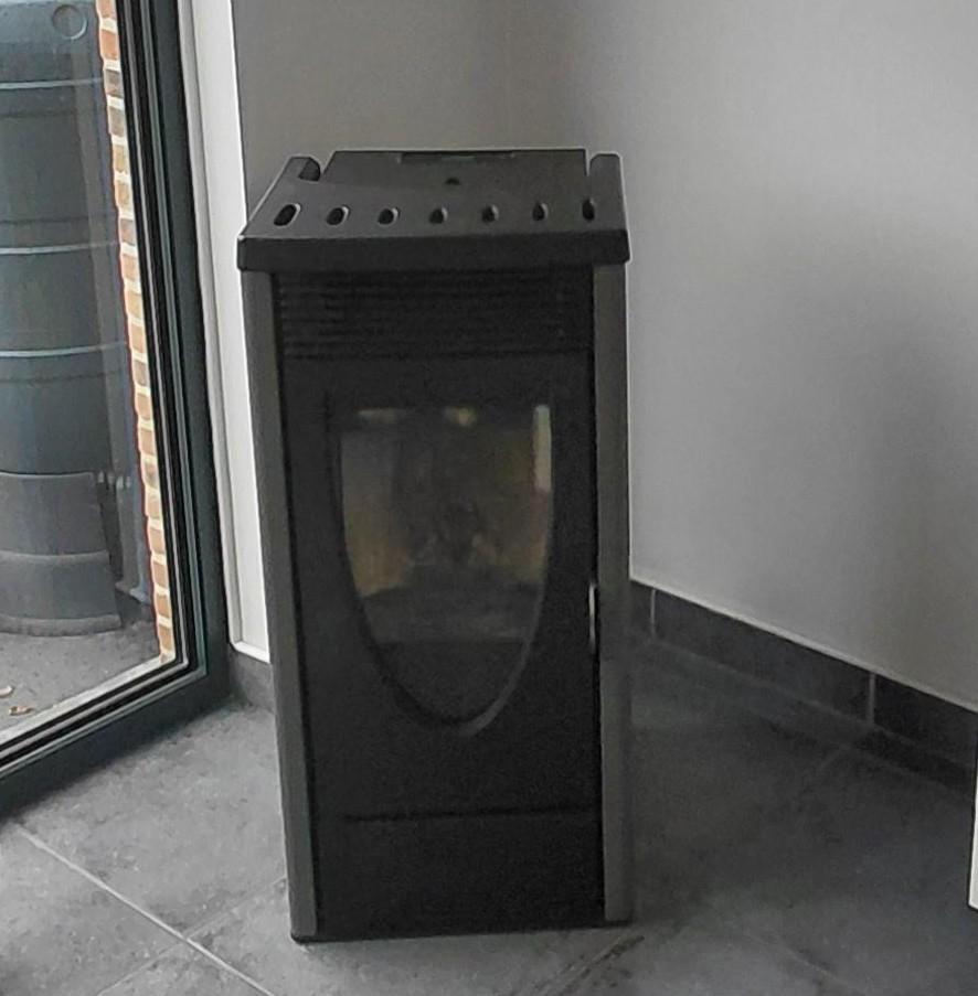 Pelletkachel MCZ type Mercury, Huis en Inrichting, Kachels, Ophalen, Gebruikt, Pelletkachel, Vrijstaand