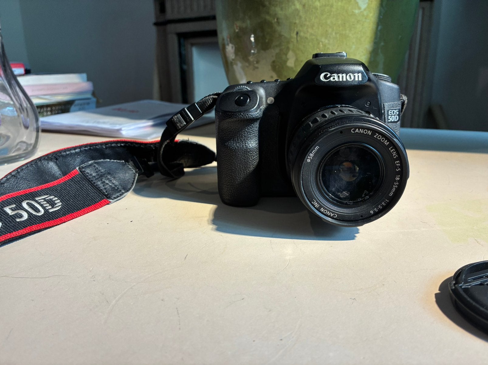 Canon 50d, Enlèvement ou Envoi, Utilisé, Batterie, Canon