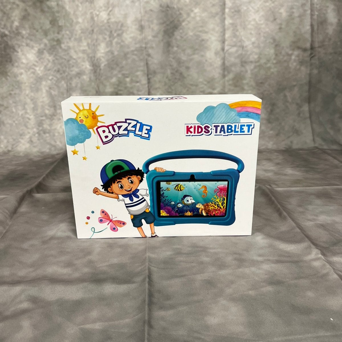 Buzzle Kindertablet Blauw en Roze - 7 Inch - Toezicht - 32GB, Computers en Software, Android Tablets, Zo goed als nieuw, Wi-Fi en Mobiel internet