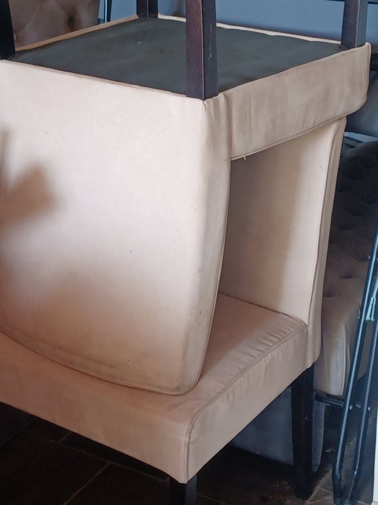 Stoelen, Ophalen, Gebruikt, Bruin, Stof