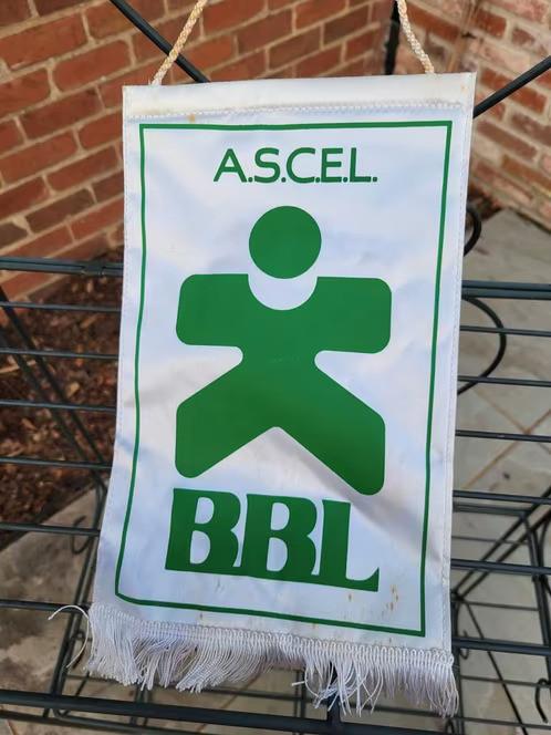 bannière vintage de la Banque Brussel Lambert (BBL), Enlèvement