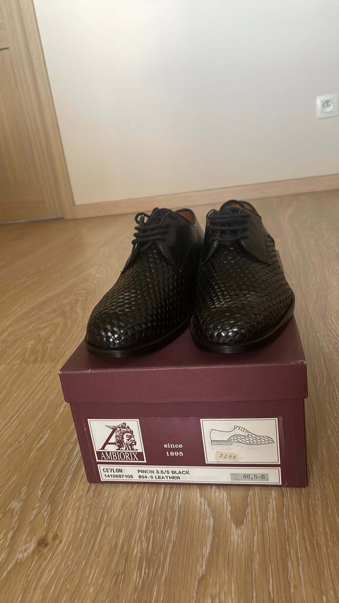 Ambiorix Acropolis Parma Blacks, Neuf, Enlèvement ou Envoi, Chaussures à lacets, Noir