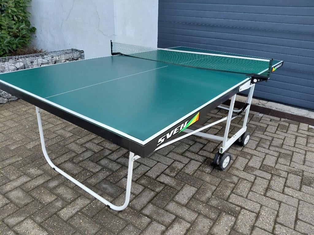 Ping-pong tafel  Merk Sven Mobilo, Ophalen, Zo goed als nieuw, Tafel Indoor, Verrijdbaar