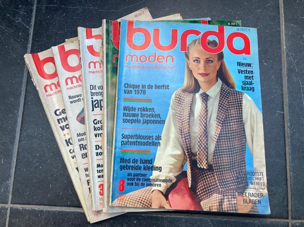 Burda Moden tijdschrift jaren ‘70, Ophalen, Gelezen, Overige typen
