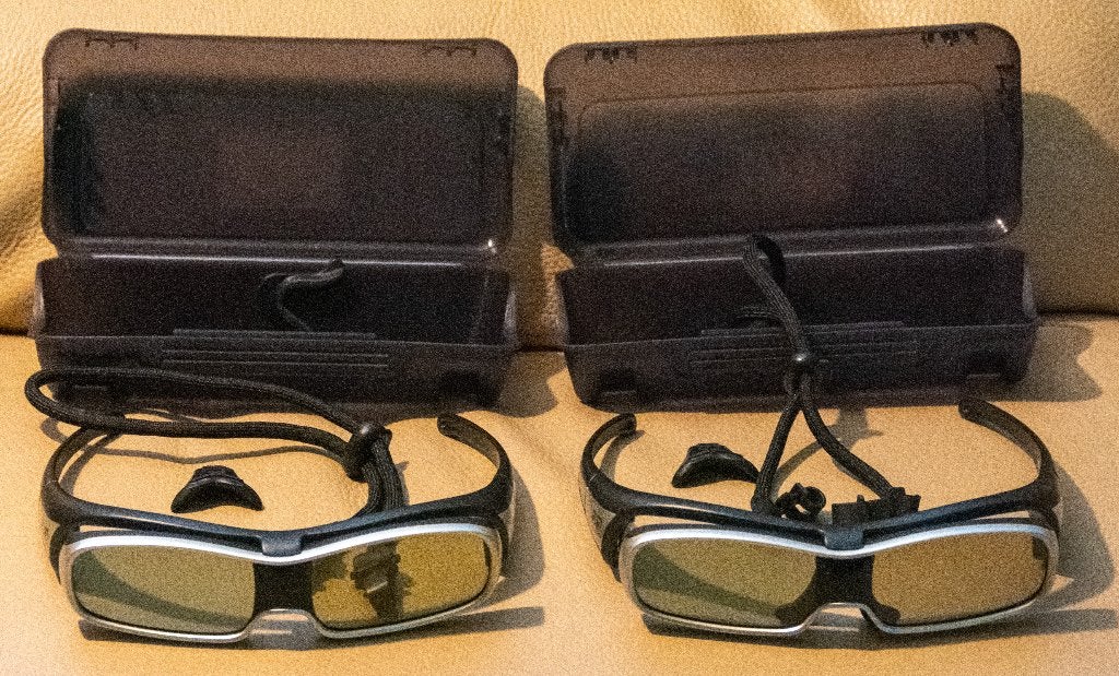 Lunettes de vue 3D Panasonic TY-EW3D10 (2 pièces), Enlèvement ou Envoi, Comme neuf