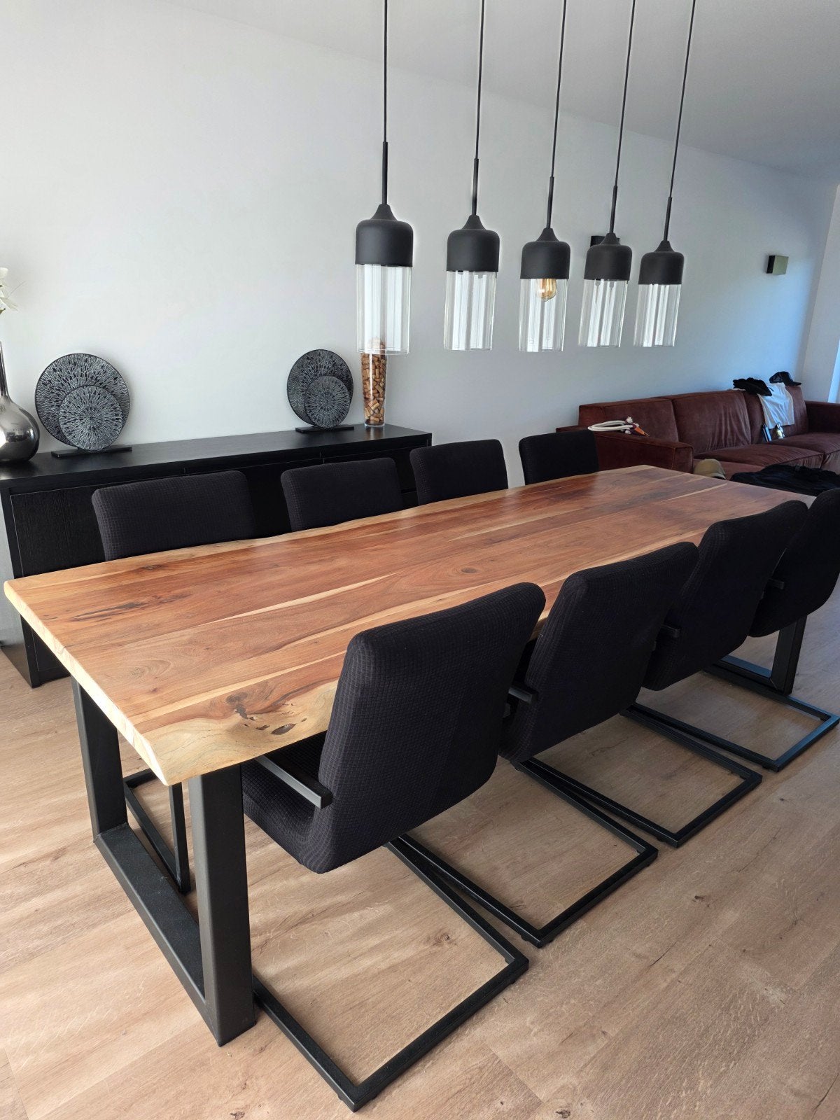 Moderne design hanglamp met 5 lichtpunten, Huis en Inrichting, Ophalen