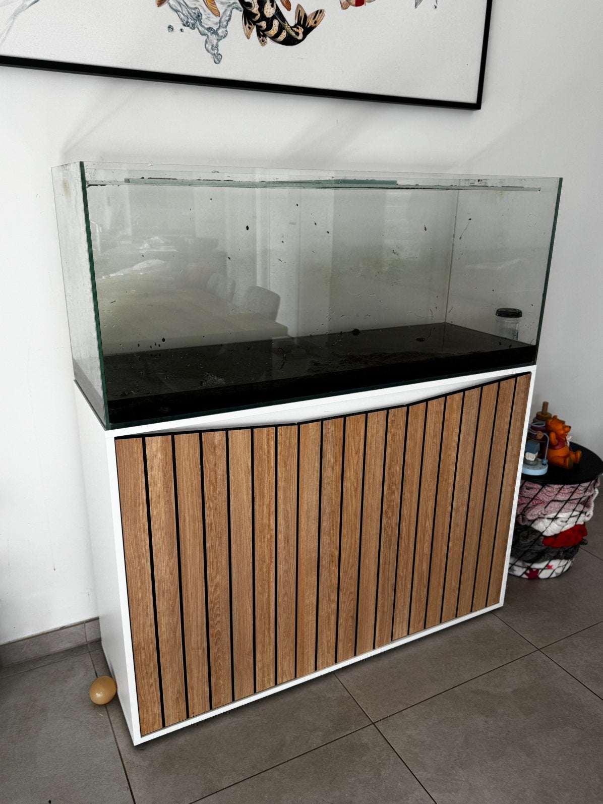 240l aquarium, Dieren en Toebehoren, Vissen | Aquaria en Toebehoren, Ophalen, Zo goed als nieuw