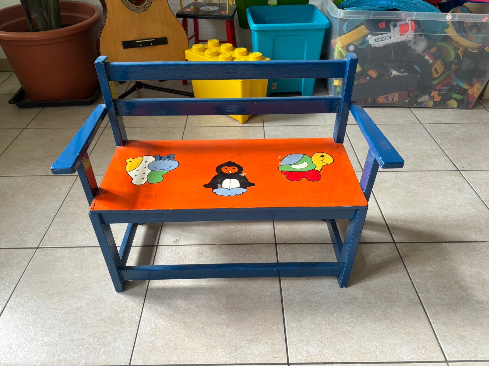 kinderbankje, Kinderen en Baby's, Ophalen, Gebruikt