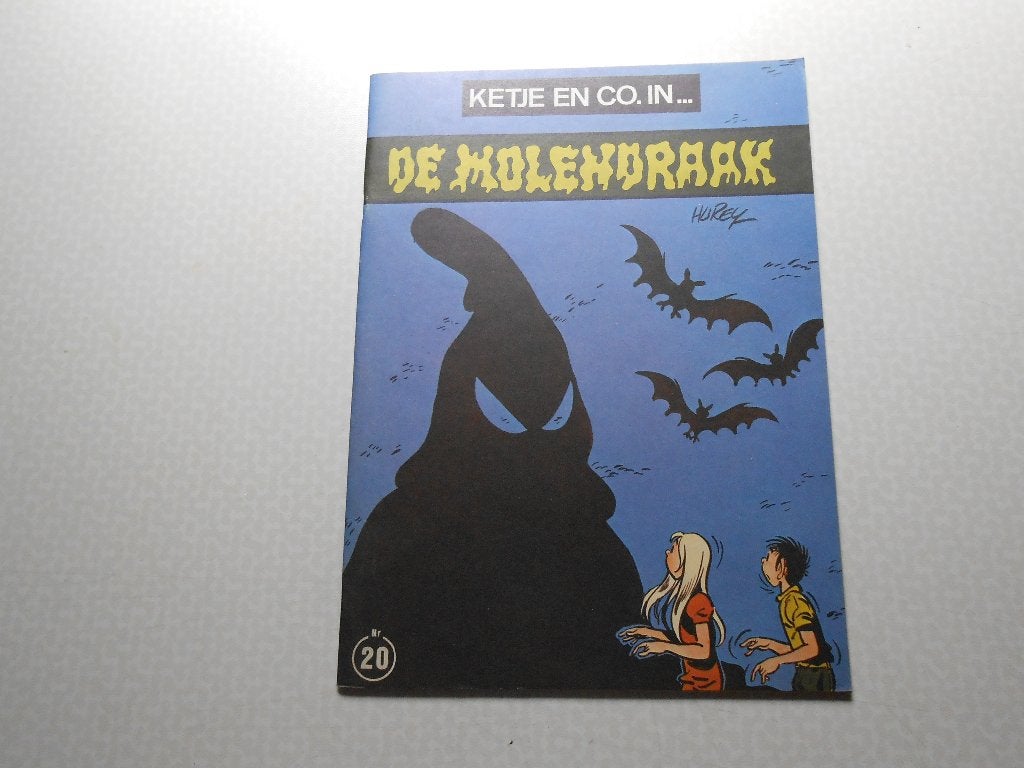 Ketje en co 20 De molendraak 1971. 1 ste druk., Hurey, Eén stripboek, Nieuw, Ophalen of Verzenden