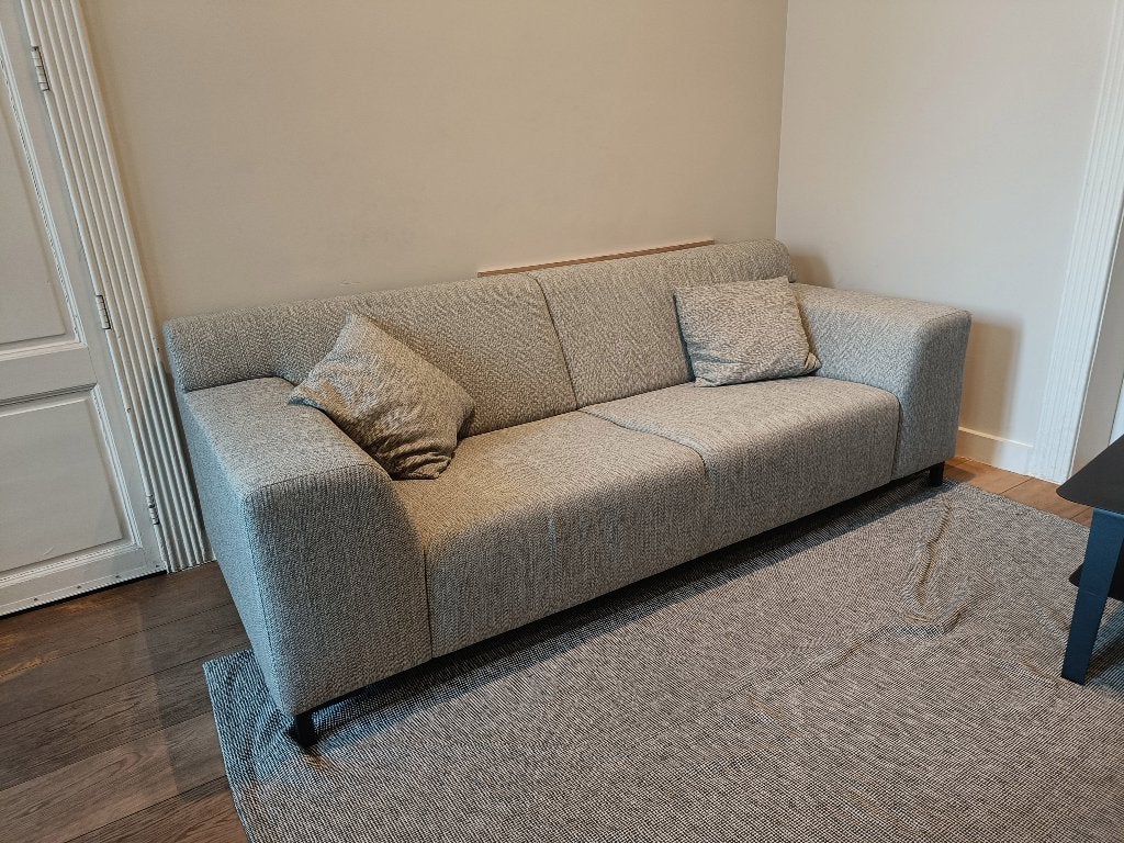 Zetel zitbank - NIEUWSTAAT!, Maison & Meubles, Canapés | Salons, 200 à 250 cm, Banc droit, Scandinavisch, Comme neuf