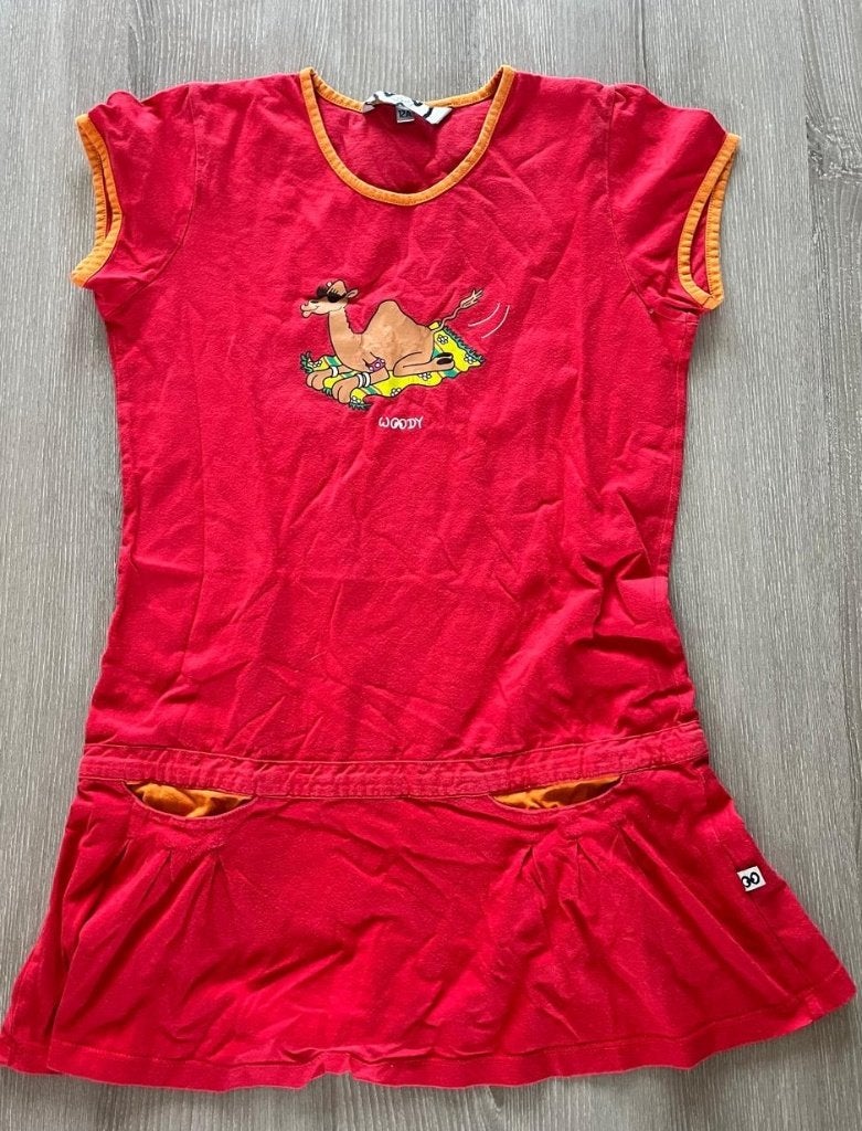 Woody slaapkleed voor meisjes - dromedaris - 12 jaar, Kleding | Dames, Pyjama's, Woody, Ophalen, Gedragen, Maat 34 (XS) of kleiner