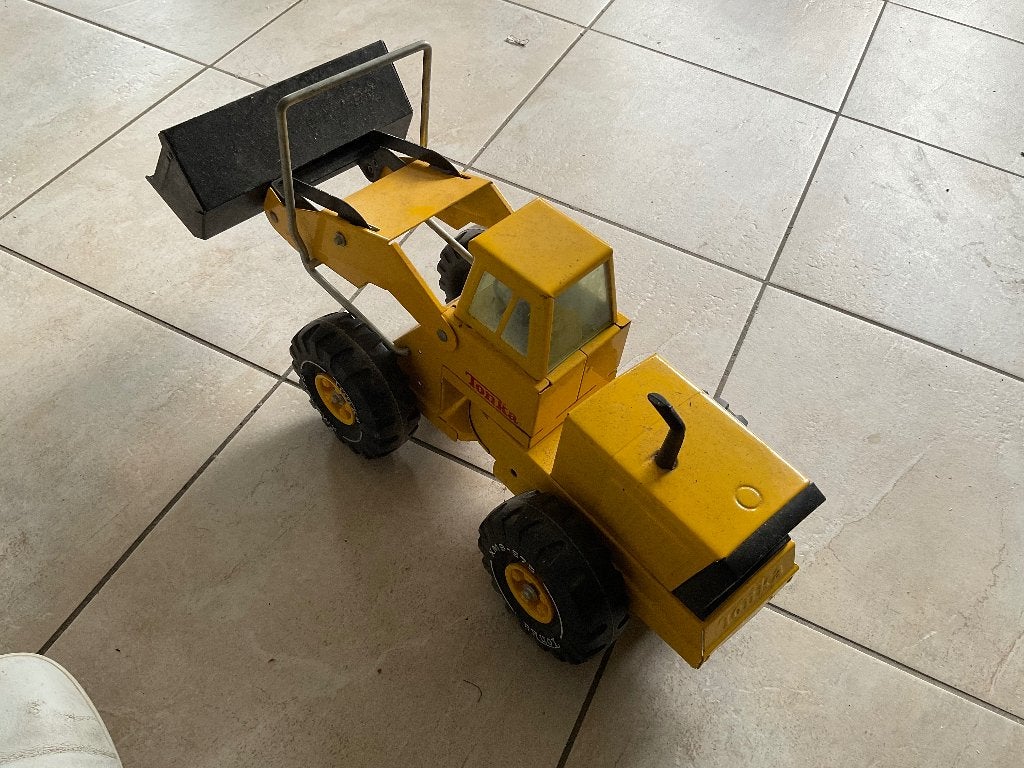 Zgan : Bulldozer Tonka vintage des années 70, Collections, Enlèvement
