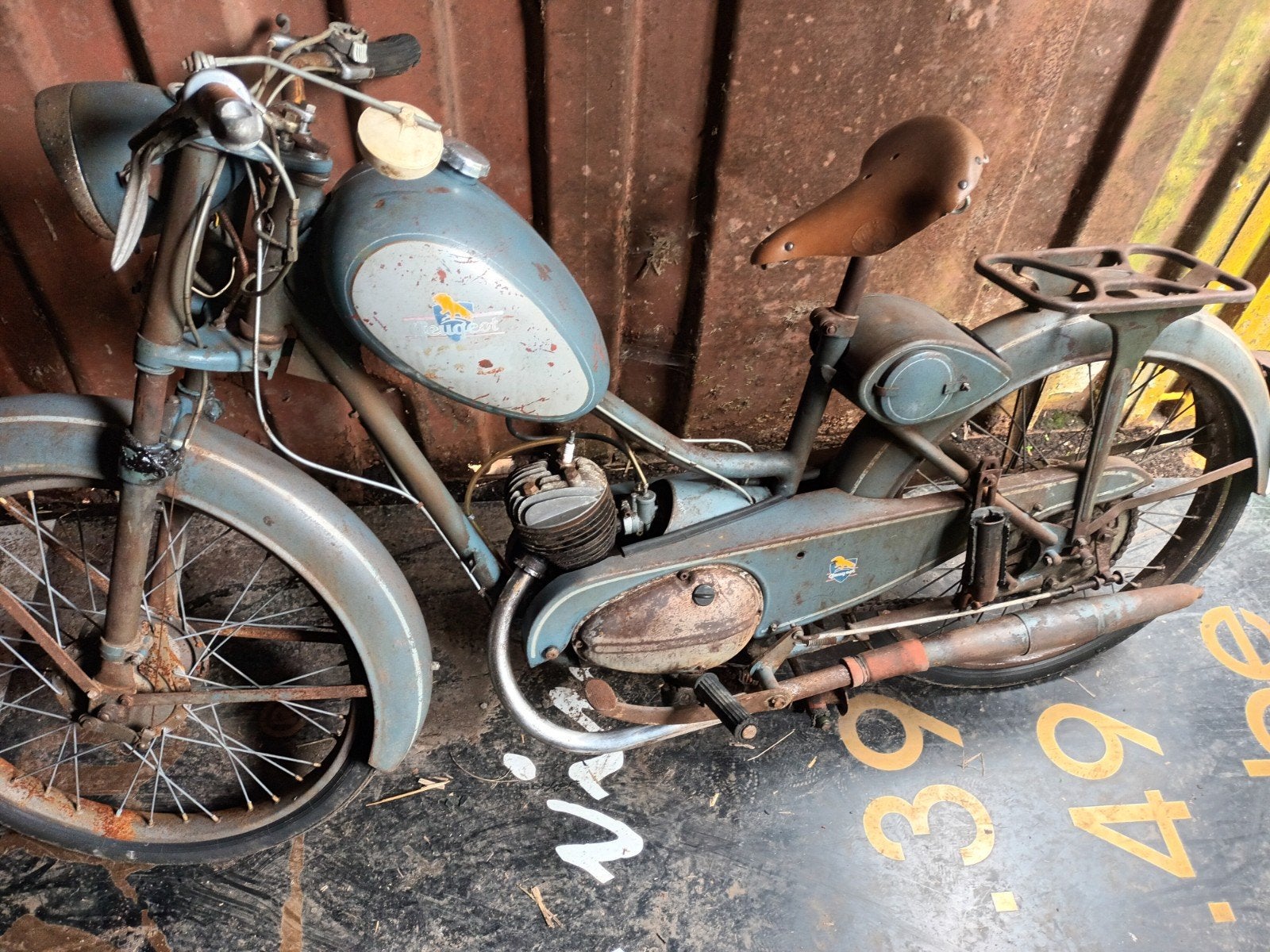 Lot de motos anciennes, Enlèvement