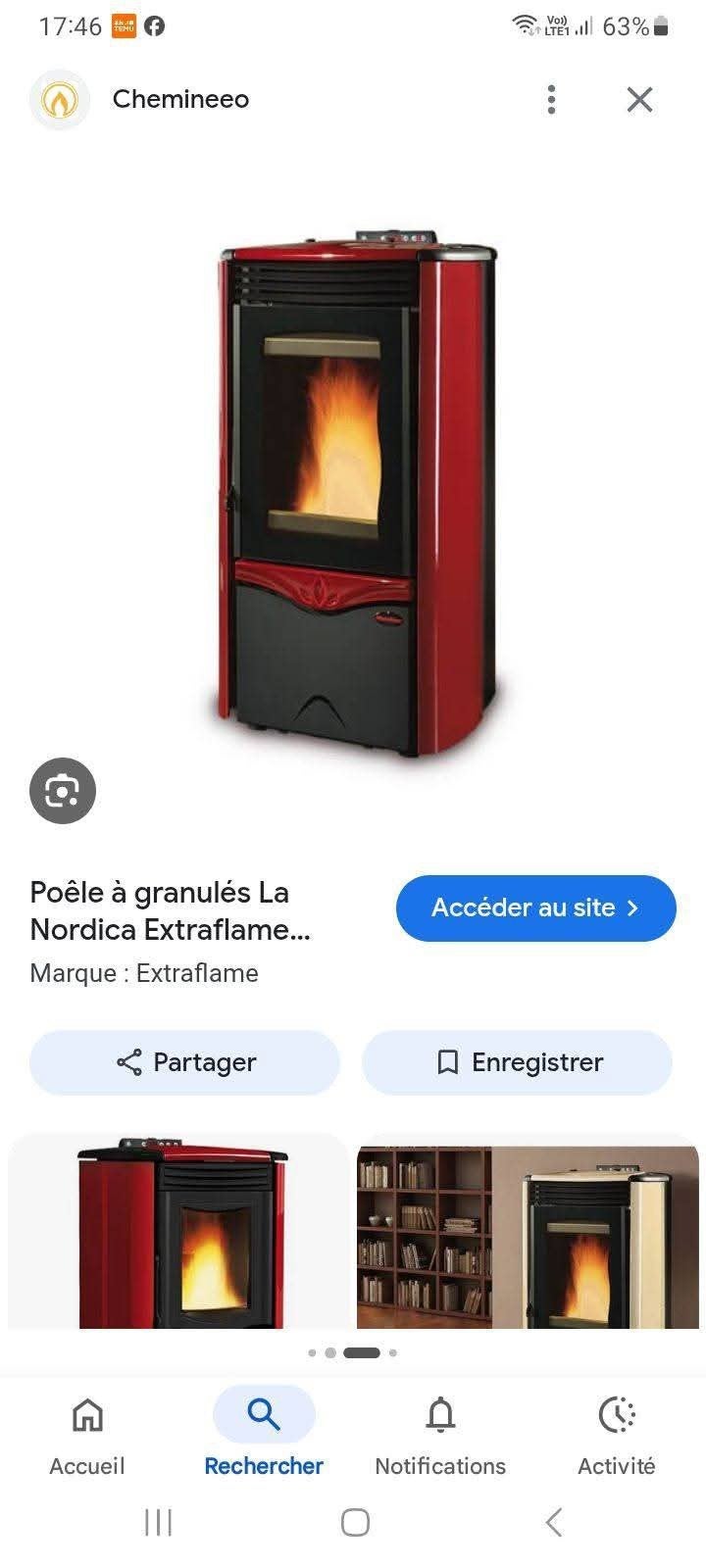 poêle à pellet