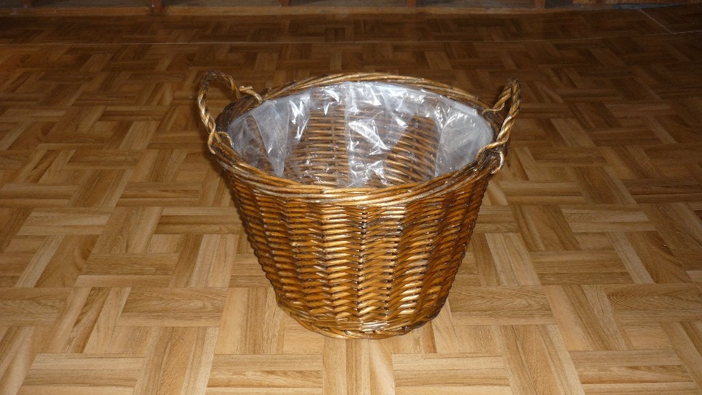 Grote mand, Huis en Inrichting, Woonaccessoires | Schalen en Manden, Ophalen, Mand, Rond, Zo goed als nieuw