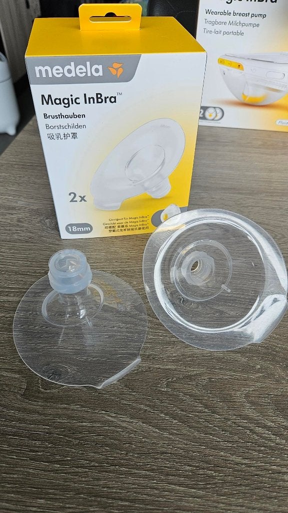 Medela Magic Inbra – Borstschilden 18mm, Ophalen, Gebruikt, Borstkolf