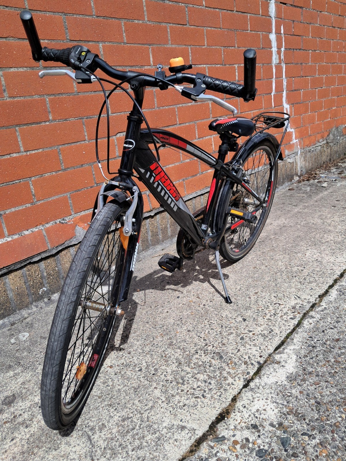 Rode/zwart URBAN stadsfiets/Witte NORTA fiets, Fietsen en Brommers, Ophalen