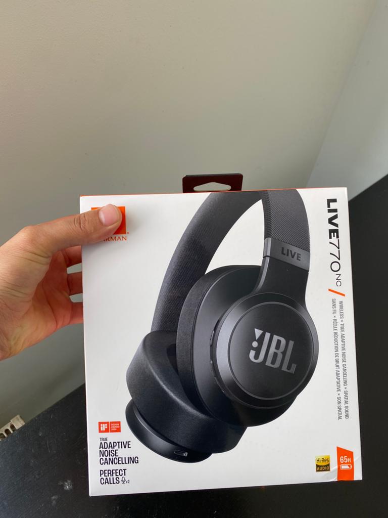 JBL Live 770NC Draadloze KoptelefoonZwart Gloednieuw in doos, Enlèvement ou Envoi, Neuf