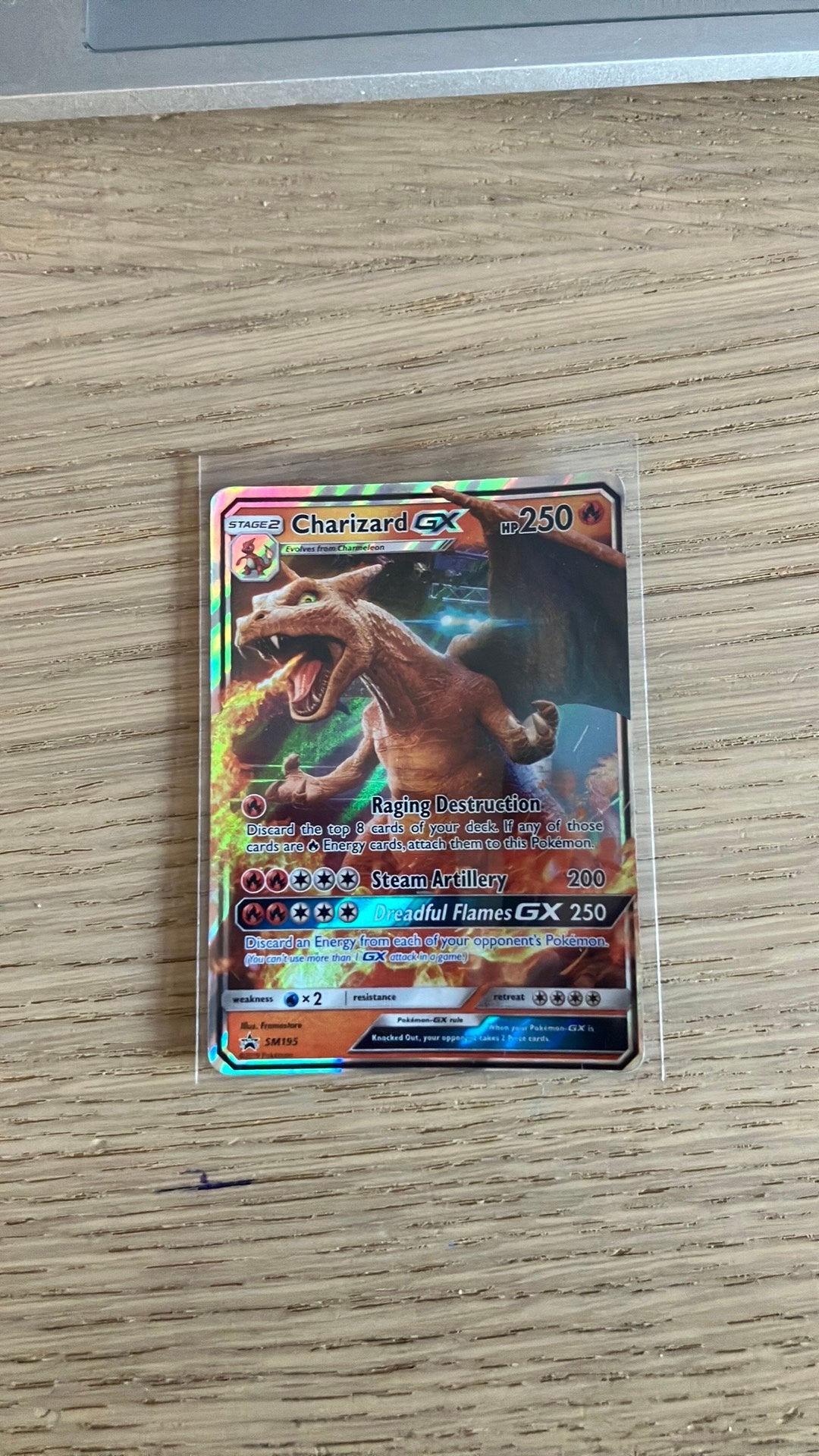 Charizard - pokemon kaart, Verzenden, Zo goed als nieuw, Losse kaart, Foil