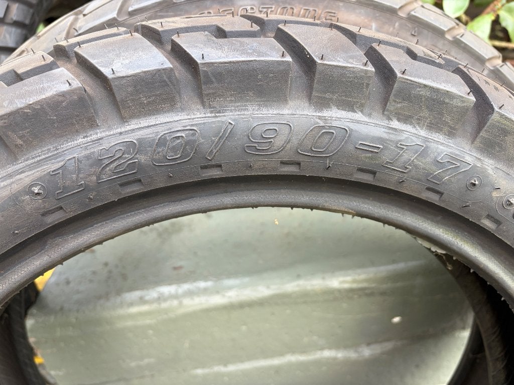 4 stuks trial banden, Motoren, Ophalen, Gebruikt