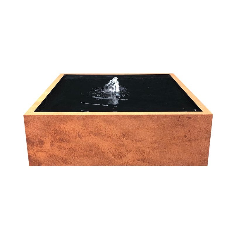 Watertafel demo 120x120 corten look, Ophalen, Zo goed als nieuw