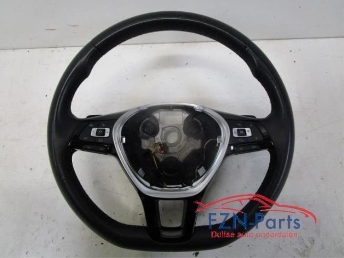 VW Touran 5TA Stuur Leer MF + F1 + Verwarmbaar, Auto-onderdelen, Ophalen of Verzenden, Gebruikt