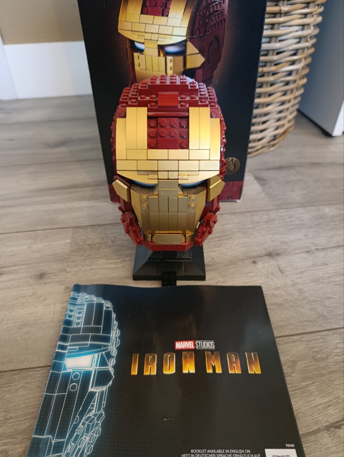 Lego Ironman helm (doos en boekje), Ophalen of Verzenden, Lego