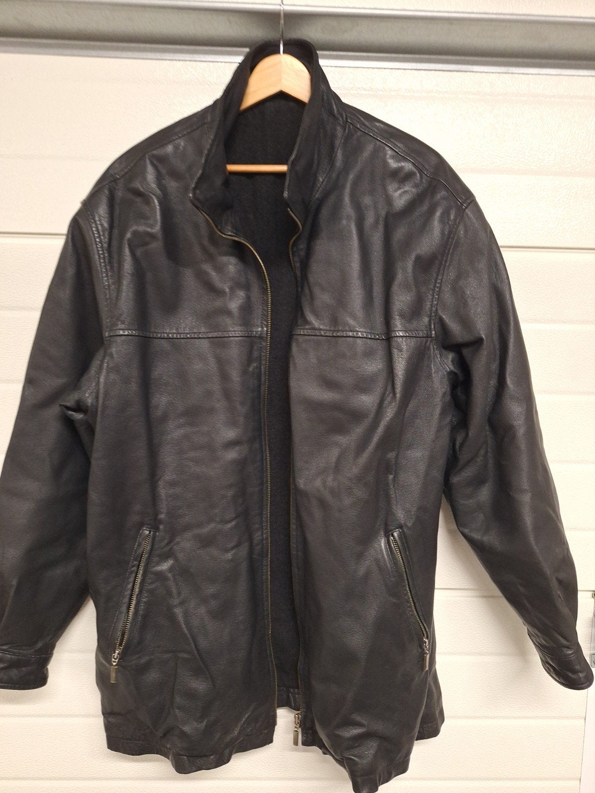 leder mannen vest goed warm maat 50, Ophalen, Maat 48/50 (M)
