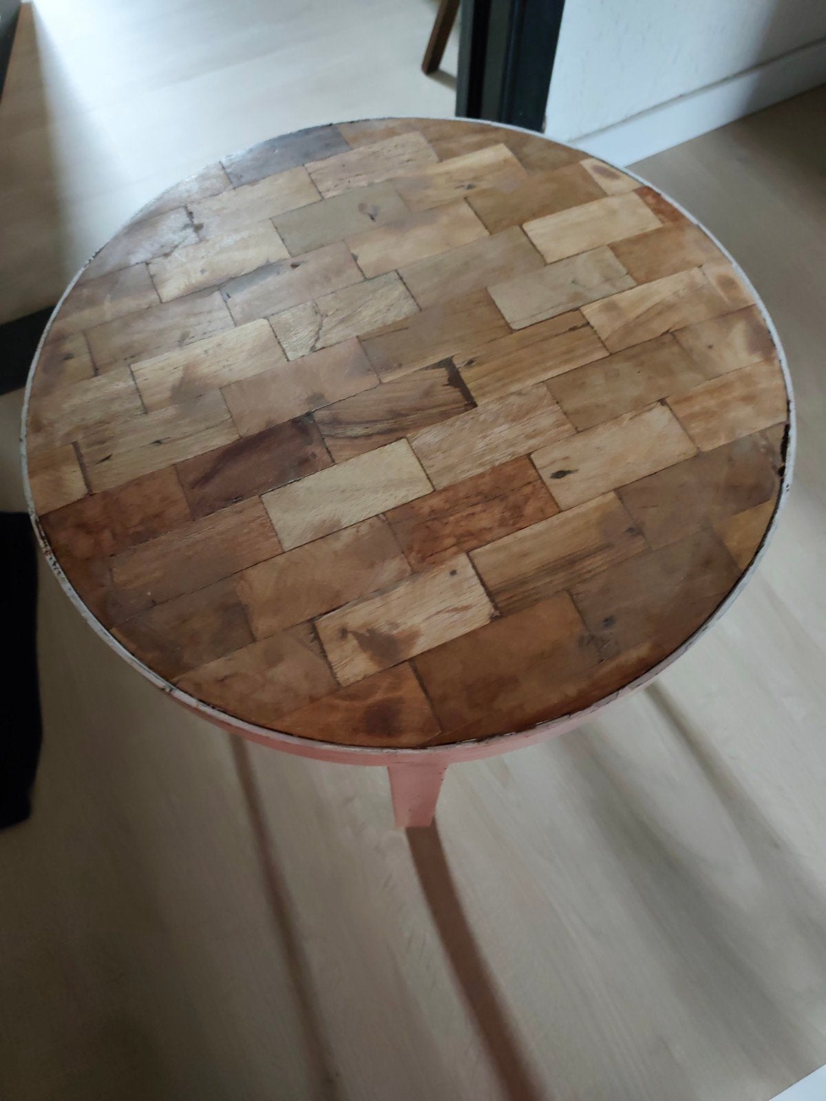 Bijzettafel mangohout, Ophalen