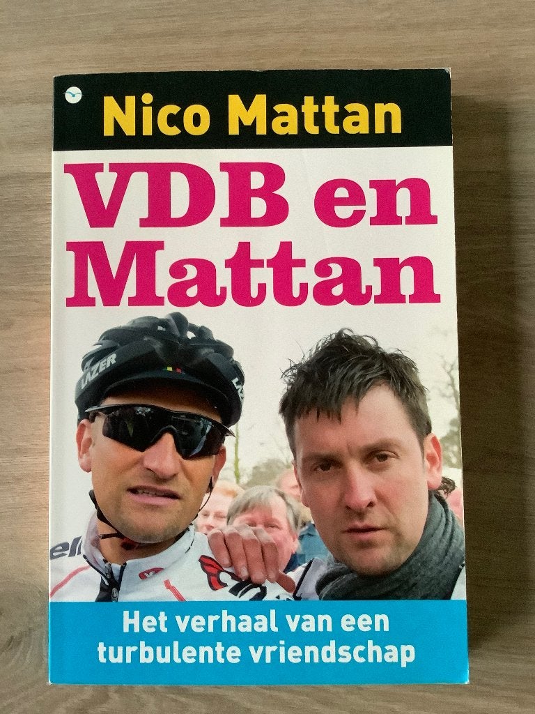 Boek Wielrennen: VDB en Mattan van Nico Mattan, Livres, Enlèvement ou Envoi, Comme neuf, Course à pied et Cyclisme, Nico Mattan